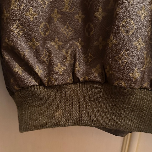 Louis Vuitton Dark Brown Monogram Bomber Jacket - Picture 6 of 10